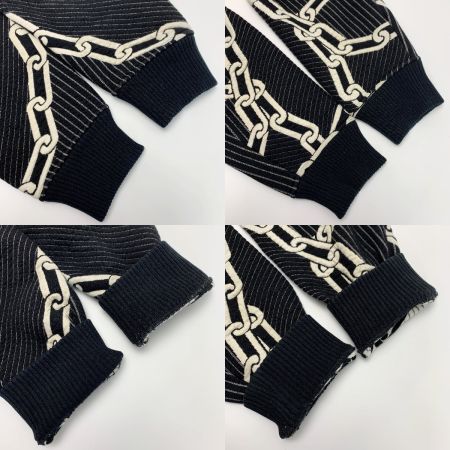  LOUIS VUITTON ルイヴィトン チェーンパターン スウェット VCCM09 ブラック 冬物 SIZE XS