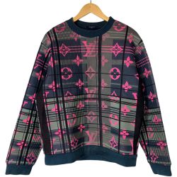 ☆☆ LOUIS VUITTON ルイヴィトン スウェット モノグラムジャガード  HKY75WZRW 冬物 SIZE M Bランク