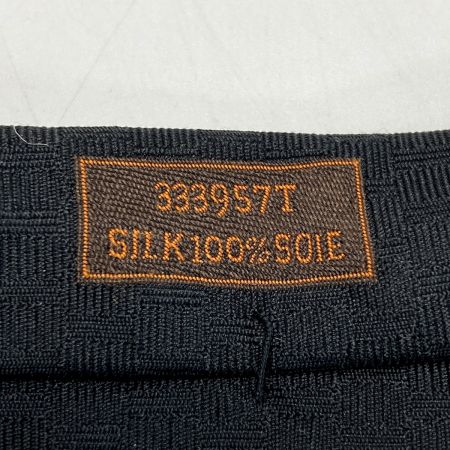  HERMES エルメス ROAAAAAR！ ネクタイ ブラック ライオン シルク100％