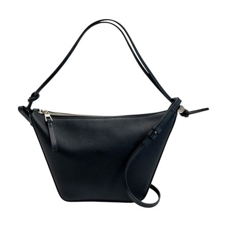  LOEWE ロエベ ハンモック ホーボーバッグ ミニ A538G13X01 ブラック カーフ ショルダーバッグ 布袋有
