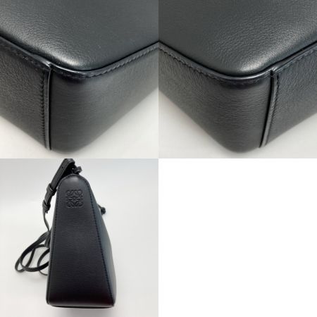  LOEWE ロエベ ハンモック ホーボーバッグ ミニ A538G13X01 ブラック カーフ ショルダーバッグ 布袋有