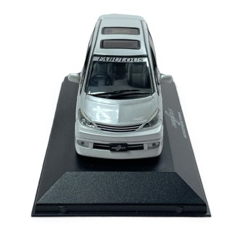   アオシマ 1/43スケールダイキャストモデル VIPカーシリーズ ACR/MCR エスティマ ホワイト