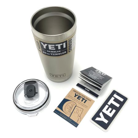  YETI ランブラー 20oz タンブラー マグスライダー蓋 ボトル 591ml