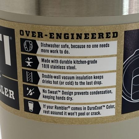  YETI ランブラー 20oz タンブラー マグスライダー蓋 ボトル 591ml