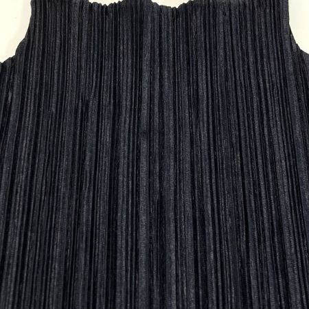  ISSEY MIYAKE イッセイミヤケ PLEATS PLEASE 長袖カットソー PP13-JK207 ダークネイビー サイズ 3 レディース