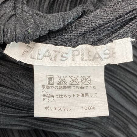  ISSEY MIYAKE イッセイミヤケ PLEATS PLEASE カーディガン PP63-J0642 ブラック サイズ 3 レディース