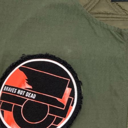  DIESEL ディーゼル キルティングベスト サイズ L カーキ メンズ