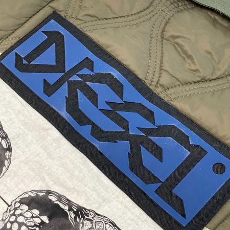  DIESEL ディーゼル キルティングベスト サイズ L カーキ メンズ