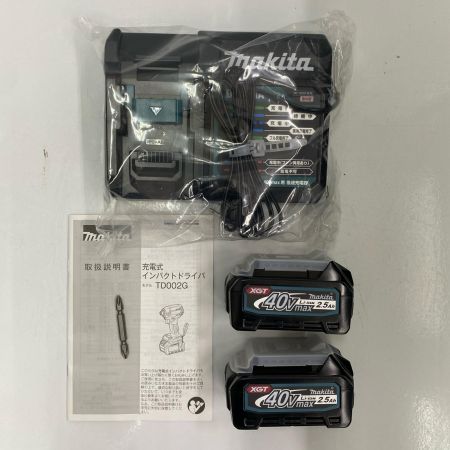  MAKITA マキタ TD002G 充電器・充電池2個付き