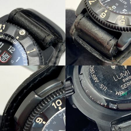  LUMINOX ルミノックス ナイトホーク F-117 USAF SERIES 3400 ブラック クォーツ メンズ 腕時計 NIGHTHAWK