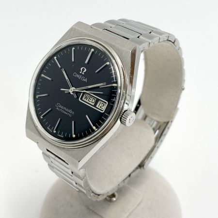  OMEGA オメガ シーマスター デイデイト 166.0210 ブラック 自動巻き メンズ 腕時計 seamaster