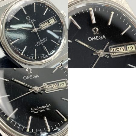  OMEGA オメガ シーマスター デイデイト 166.0210 ブラック 自動巻き メンズ 腕時計 seamaster