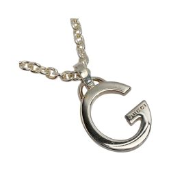 ☆☆ GUCCI グッチ Gロゴ ネックレス シルバー SV925 箱・布袋有 Gモチーフ Bランク