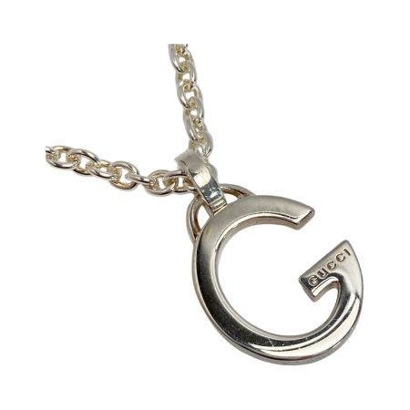  GUCCI グッチ Gロゴ ネックレス シルバー SV925 箱・布袋有 Gモチーフ