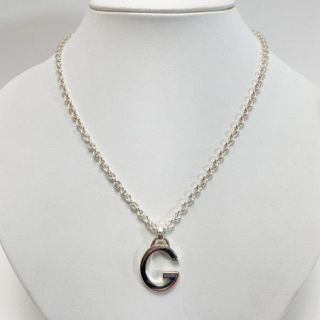  GUCCI グッチ Gロゴ ネックレス シルバー SV925 箱・布袋有 Gモチーフ
