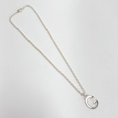  GUCCI グッチ Gロゴ ネックレス シルバー SV925 箱・布袋有 Gモチーフ