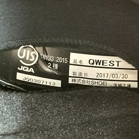  SHOEI ショーエイ フルフェイスヘルメット バイク JQ0307113 ワインレッド サイズ L 59cm 箱付き 未使用