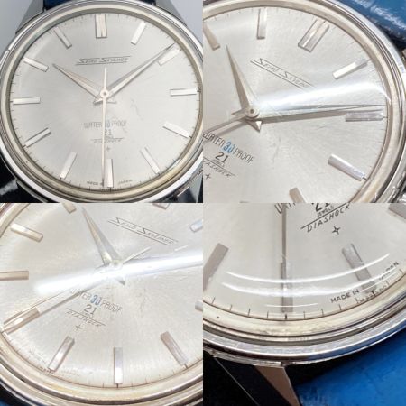  SEIKO セイコー スカイライナー 21石 14092 シルバー 手巻き メンズ 腕時計 SKYLINER