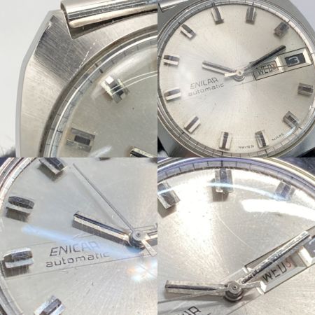  ENICA エニカ デイデイト 147-01-03 シルバー 自動巻き メンズ 腕時計