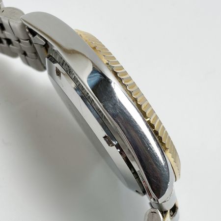  CITIZEN シチズン クリスタル セブン デイデイト SS 4-R02108 ゴールド 自動巻き メンズ 腕時計 CRYSTAL 7