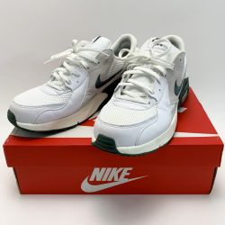 ☆☆ NIKE ナイキ AIR MAX EXCEE HQ3411 100 ホワイト×グリーン スニーカー SIZE 27.5cm メンズ Bランク