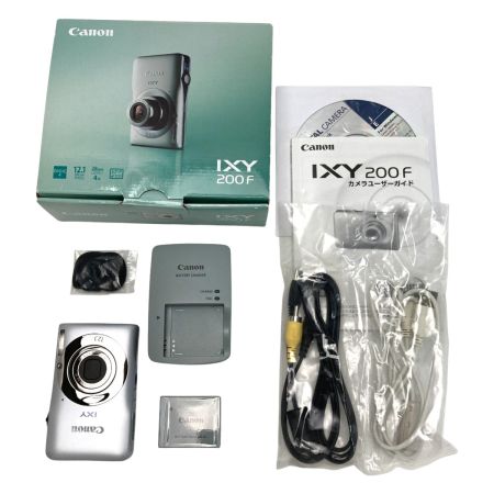  CANON キャノン IXY200F シルバー コンパクトデジタルカメラ 取説・充電器・箱付き