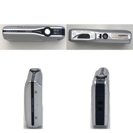  CANON キャノン IXY200F シルバー コンパクトデジタルカメラ 取説・充電器・箱付き