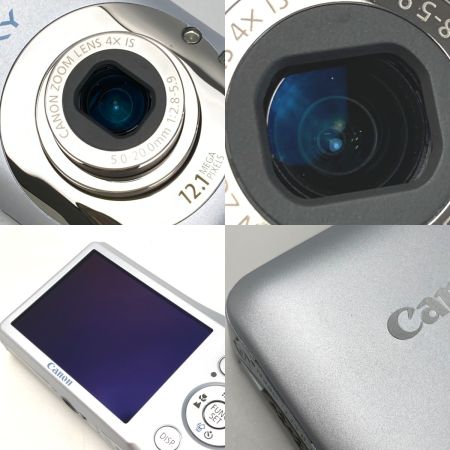  CANON キャノン IXY200F シルバー コンパクトデジタルカメラ 取説・充電器・箱付き