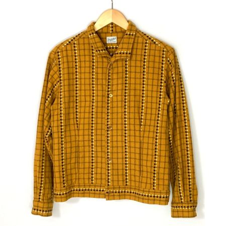  TENDERLOIN テンダーロイン シャツ ネルシャツ イエロー×ブラック SIZE XS メンズ