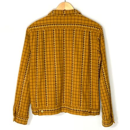  TENDERLOIN テンダーロイン シャツ ネルシャツ イエロー×ブラック SIZE XS メンズ