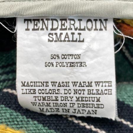  TENDERLOIN テンダーロイン グアテマラ ネイティブ シャツ ジャケット  グリーン×オレンジ サイズ S メンズ
