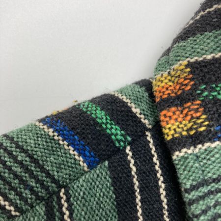  TENDERLOIN テンダーロイン グアテマラ ネイティブ シャツ ジャケット  グリーン×オレンジ サイズ S メンズ