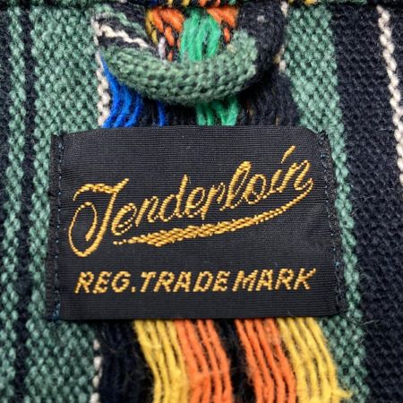  TENDERLOIN テンダーロイン グアテマラ ネイティブ シャツ ジャケット  グリーン×オレンジ サイズ S メンズ