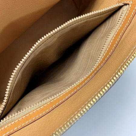  CELINE セリーヌ マカダム柄 PVCxレザー ヴィンテージ M95 ブラウン ハンドバッグ ストラップ無