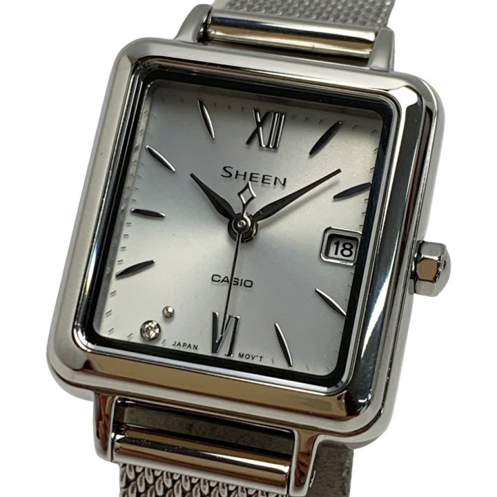 CASIO カシオ ステンレススチール ソーラー充電 SHS-D400M-7AJF レディースウォッチ G-SHOCK CASIO SHEEN SHS-D400M-7AJF カシオ シーン レディース