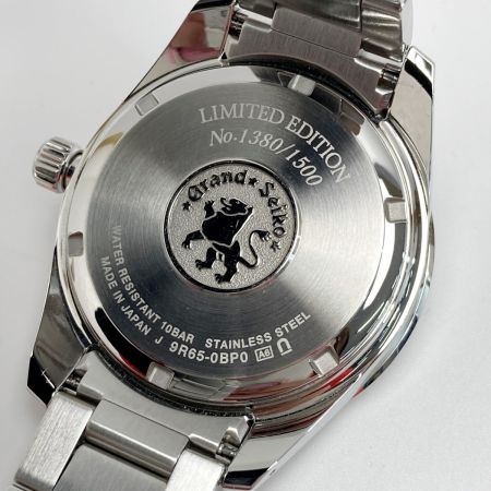  SEIKO セイコー グランドセイコー スプリングドライブ 10周年記念 1500本限定 9R65-0BP0 シルバー メンズ 腕時計 箱有