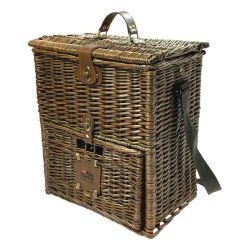 ☆☆ Abu Garcia アブガルシア ABU ウィービングバスケット ピクニックバスケット 本体のみ ブラウン Bランク