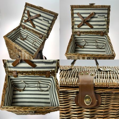  Abu Garcia アブガルシア ABU ウィービングバスケット ピクニックバスケット 本体のみ ブラウン