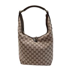 ☆☆ GUCCI グッチ GGキャンバス ワンショルダーバッグ 001･4288 ピンク/ブラウン キャンバス×レザー 布袋有 Bランク