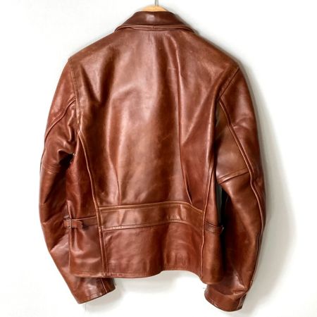  Indian インディアン レザージャケット 牛革 22-001 ブラウン サイズ 38 メンズ