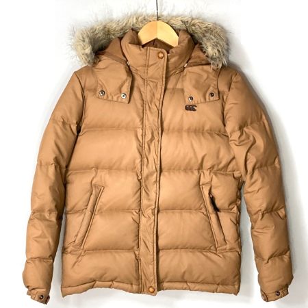  CANTERBURY カンタベリー ダウンジャケット JGFWC-MSD ライトブラウン サイズ M レディース