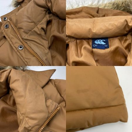  CANTERBURY カンタベリー ダウンジャケット JGFWC-MSD ライトブラウン サイズ M レディース