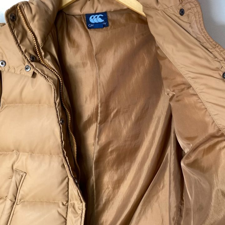 CANTERBURY カンタベリー ダウンジャケット JGFWC-MSD ライトブラウン