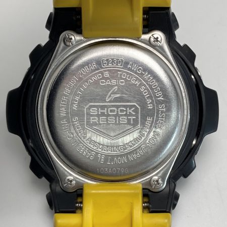  CASIO カシオ G-SHOCK マルチバンド6 AWG-M100SBY-1AJF 電波ソーラー メンズ 腕時計 MULTI BAND6