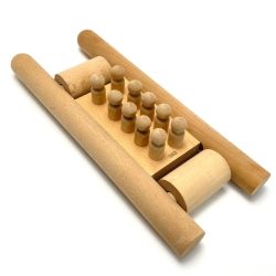 ☆☆ WAKU ワクブロック にりん 人形10体付き 木製玩具 知育玩具 和久洋三 Bランク