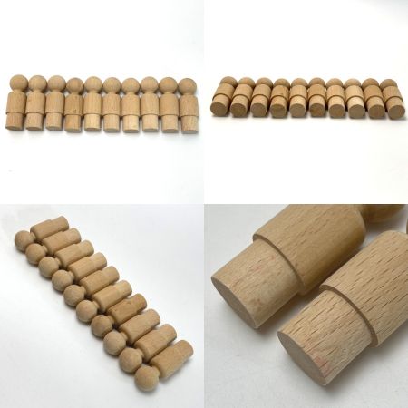  WAKU ワクブロック にりん 人形10体付き 木製玩具 知育玩具 和久洋三