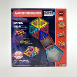 ☆☆ BorneLund ボーネルンド マグフォーマー 62pce ベーシックセット 子供用品 知育玩具 Bランク
