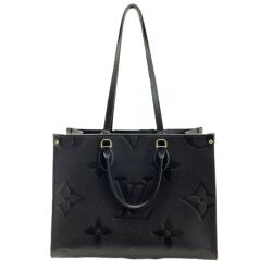 ☆☆ LOUIS VUITTON ルイヴィトン オンザゴーMM モノグラムジャイアント M45595 ノワール 2WAYバッグ Bランク