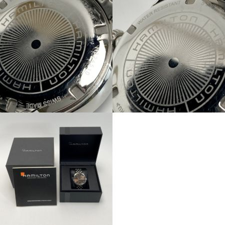  HAMILTON ハミルトン ジャズマスター ジェント H324510 ブラウン クォーツ メンズ 腕時計 箱・取説有