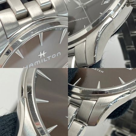  HAMILTON ハミルトン ジャズマスター ジェント H324510 ブラウン クォーツ メンズ 腕時計 箱・取説有